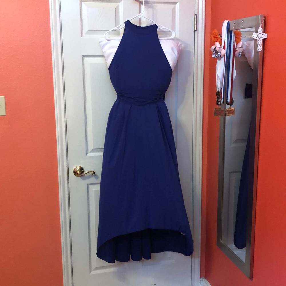 Royal blue maxi dress